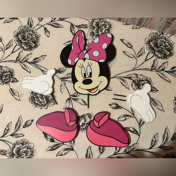 Disney Other - Disney Minnie Mouse pumpkin decoration Set - Pink and Black